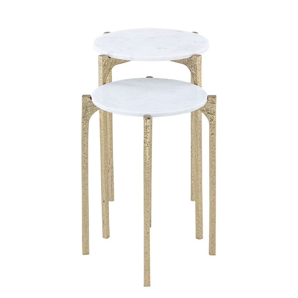 Thea Marble Nesting Side Tables - B33643