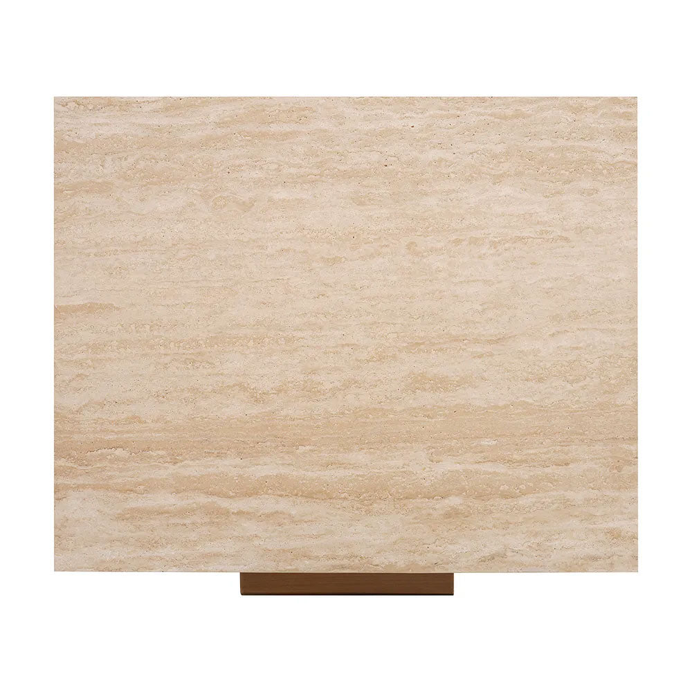 Benedict White Oak Bedside Table Range Travertine - B34079