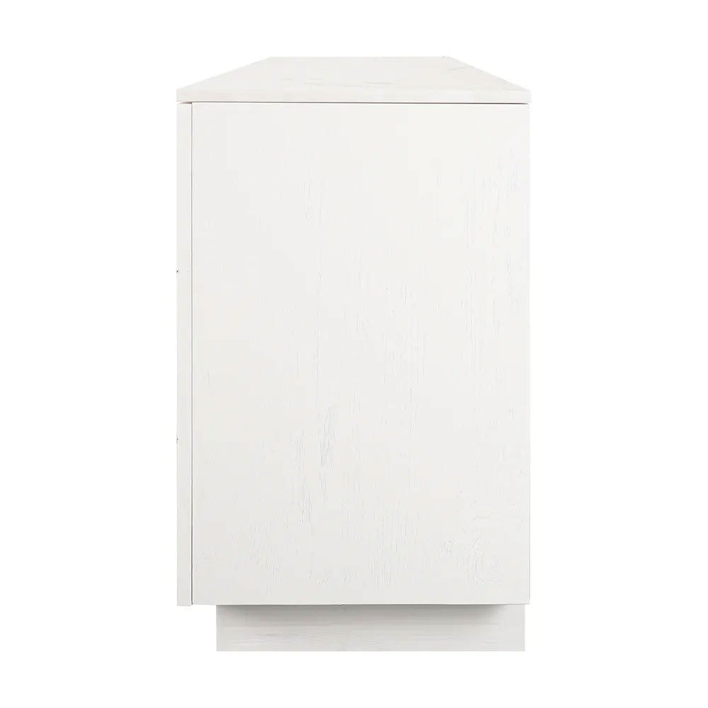 Benedict White Oak Buffet Range White Marble - B34093