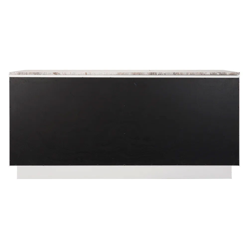 Benedict White Oak Buffet Range River Brown Marble - B34094