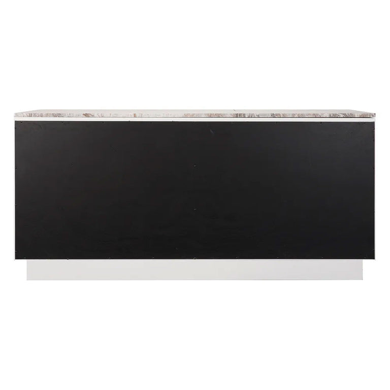 Benedict White Oak Buffet Range River Brown Marble - B34094