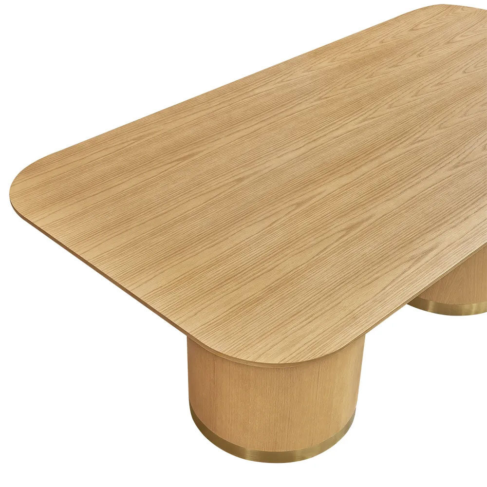 Eli Rectangular Dining Table 2.4m Oak - B34316