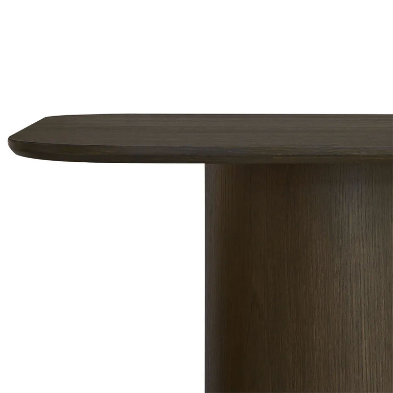 Eli Rectangular Dining Table 2.4m Smoked Oak - B34317