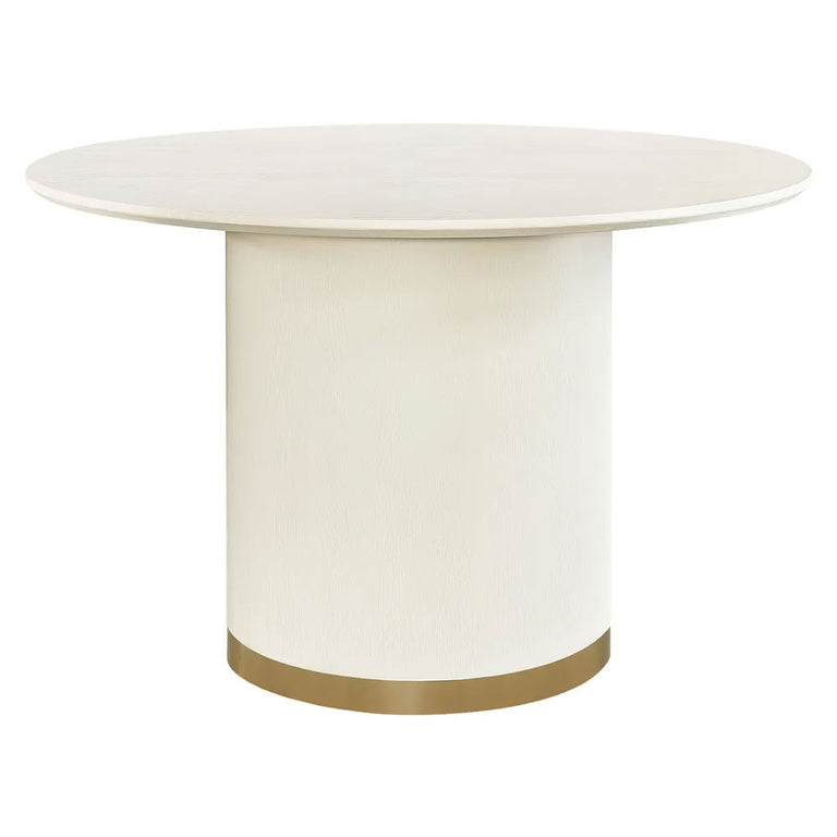 Eli Round Dining Table 1.2m Ivory  - B34323
