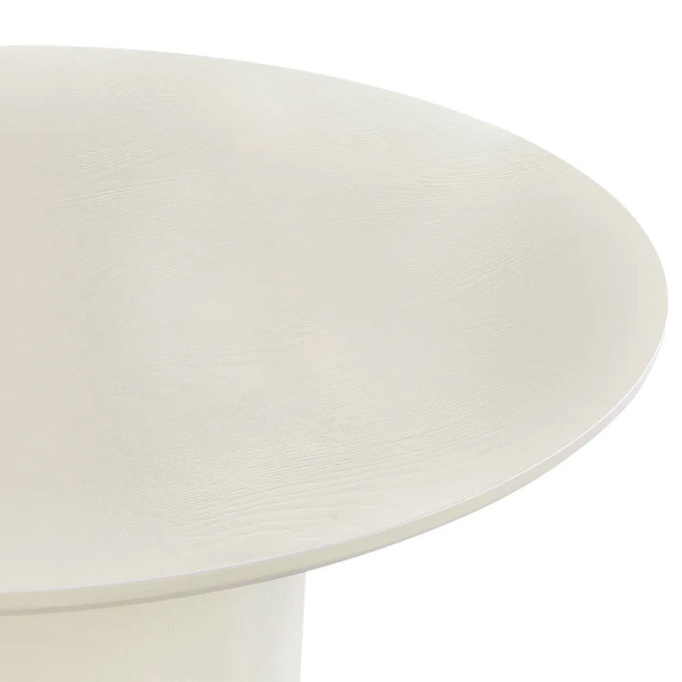 Eli Round Dining Table 1.2m Ivory  - B34323