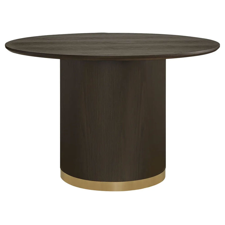 Eli Round Dining Table 1.2m Smoked Oak - B34325
