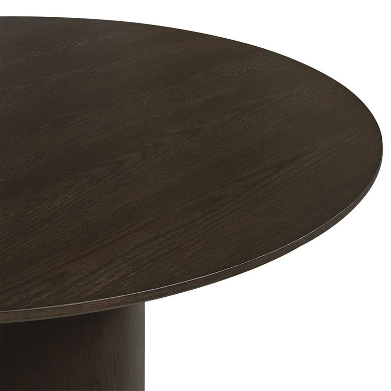 Eli Round Dining Table 1.5m Smoked Oak - B34329