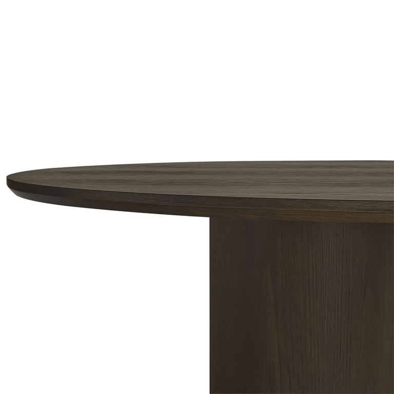 Eli Round Dining Table 1.5m Smoked Oak - B34329