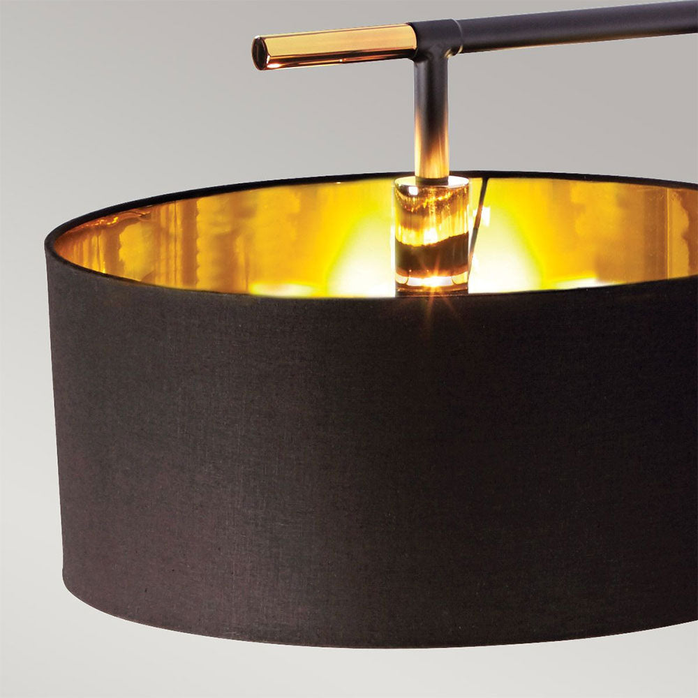 Balance Floor Lamp Black / Polished Brass - BALANCE-FL-BKPB