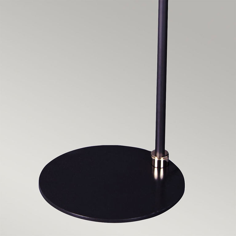 Balance Floor Lamp Black / Polished Nickel - BALANCE-FL-BKPN