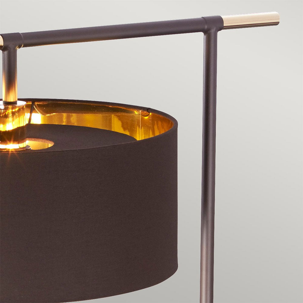 Balance Floor Lamp Brown / Polished Brass - BALANCE-FL-BRPB