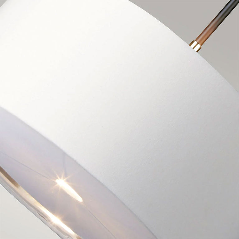 Balance 1 Light Pendant Black/ Polished Nickel - BALANCE-P-BKPN