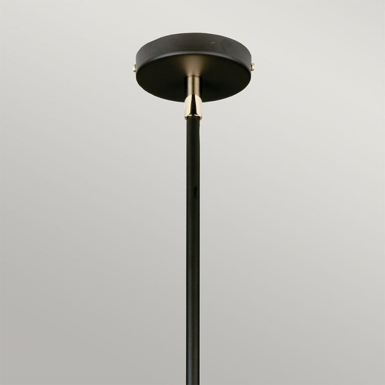 Balance 1 Light Pendant Black/ Polished Nickel - BALANCE-P-BKPN