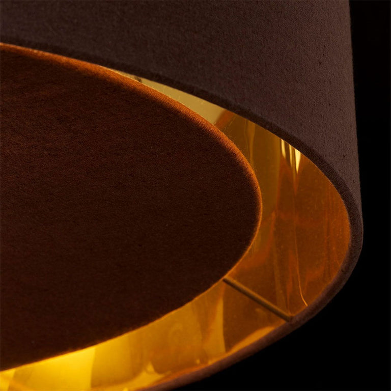Balance 1 Light Pendant Brown / Polished Brass - BALANCE-P-BRPB