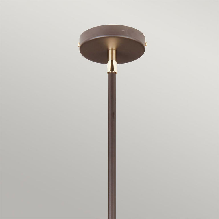 Balance 1 Light Pendant Brown / Polished Brass - BALANCE-P-BRPB