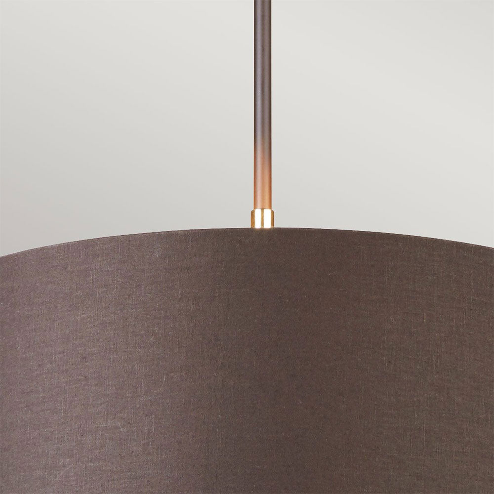 Balance 1 Light Pendant Brown / Polished Brass - BALANCE-P-BRPB