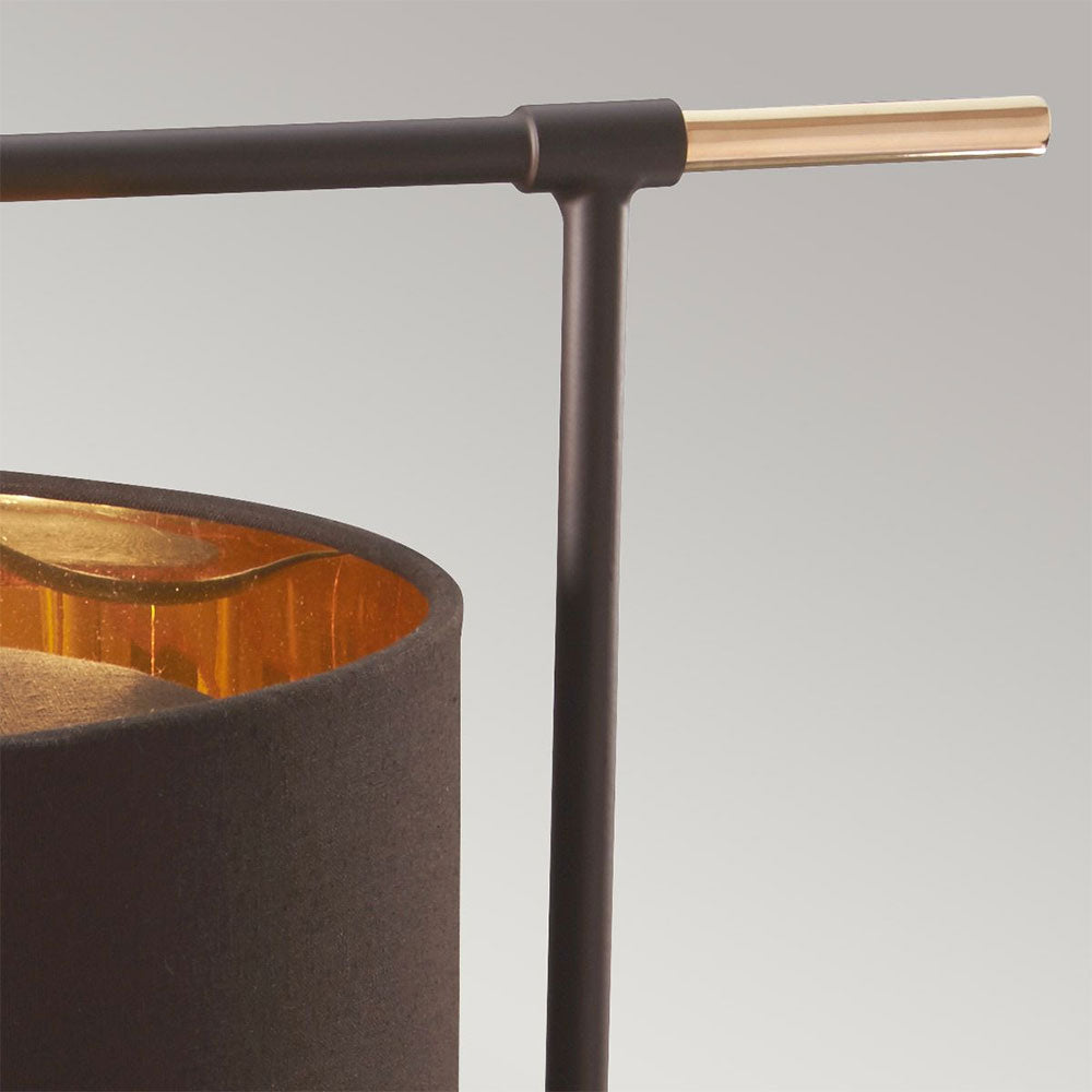 Balance Table Lamp Brown / Polished Brass - BALANCE-TL-BRPB