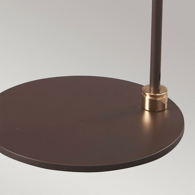 Balance Table Lamp Brown / Polished Brass - BALANCE-TL-BRPB