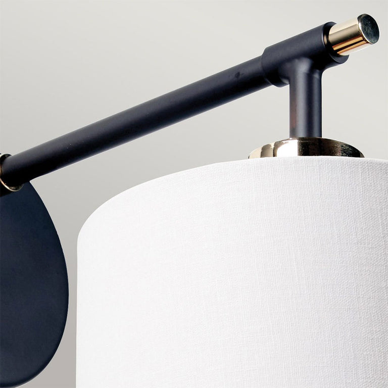 Balance Wall Light Black / Polished Nickel - BALANCE1-BKPN