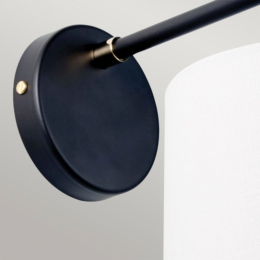 Balance Wall Light Black / Polished Nickel - BALANCE1-BKPN