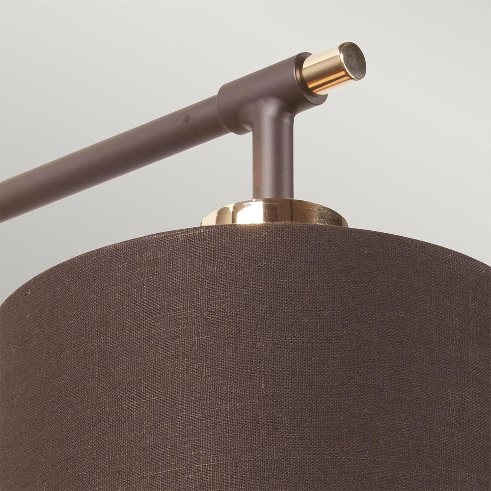 Balance Wall Light Brown / Polished Brass - BALANCE1-BRPB