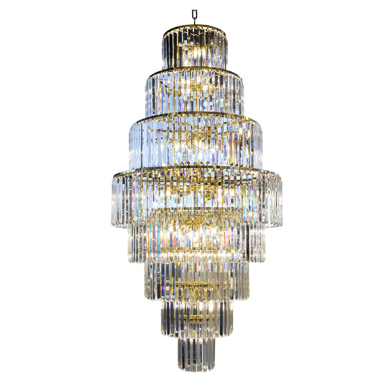 Ballando-75 45 Light Crystal Chandelier Gold - BALLANDO-75 GOLD