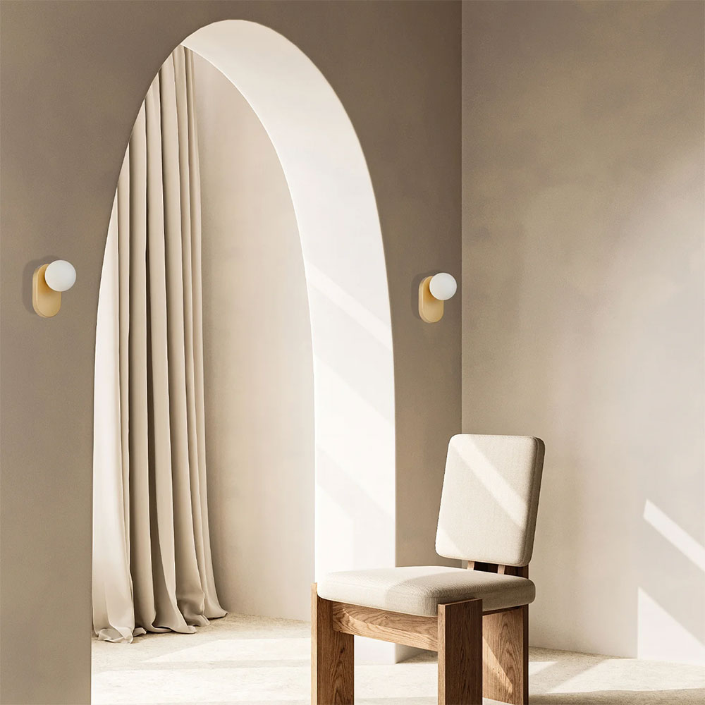 Balle Oblong Wall Light Gold - BALLE1