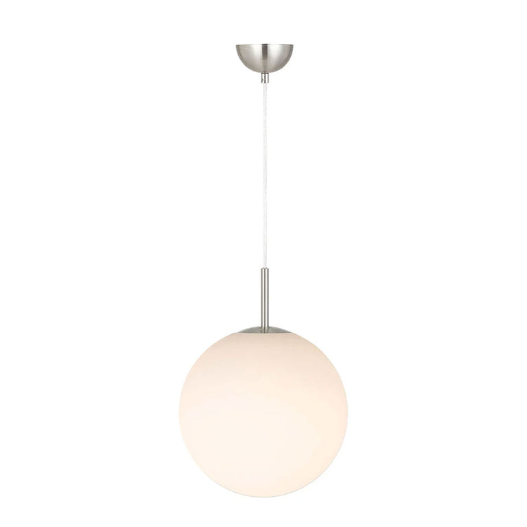 Bally 12 Pendant Nickel / Opal Matt - BALLY PE 12-NKOM