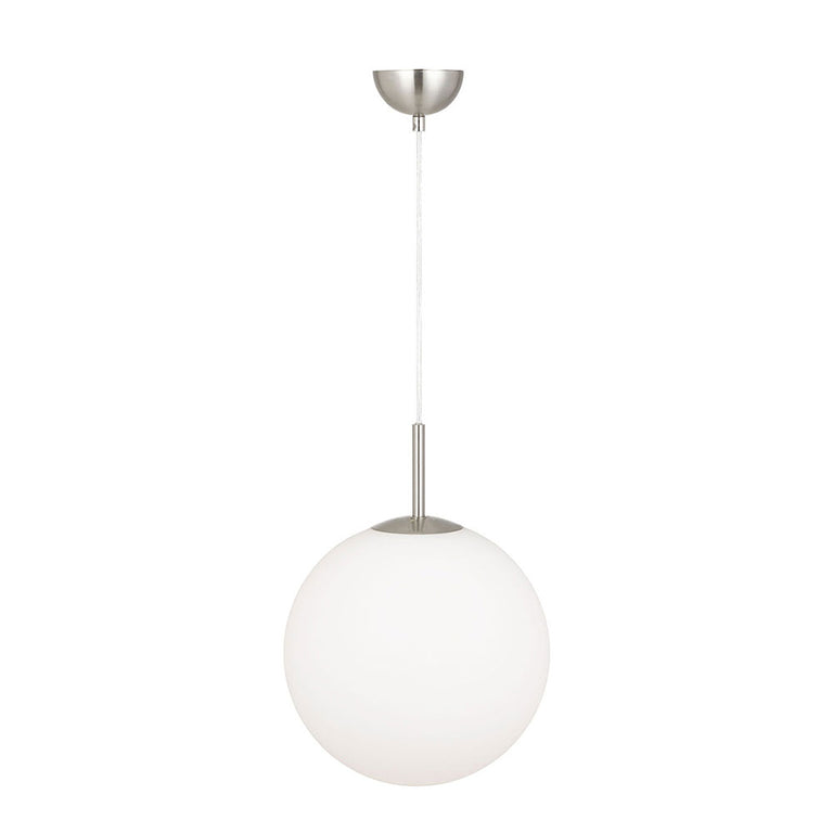 Bally 12 Pendant Nickel / Opal Matt - BALLY PE 12-NKOM