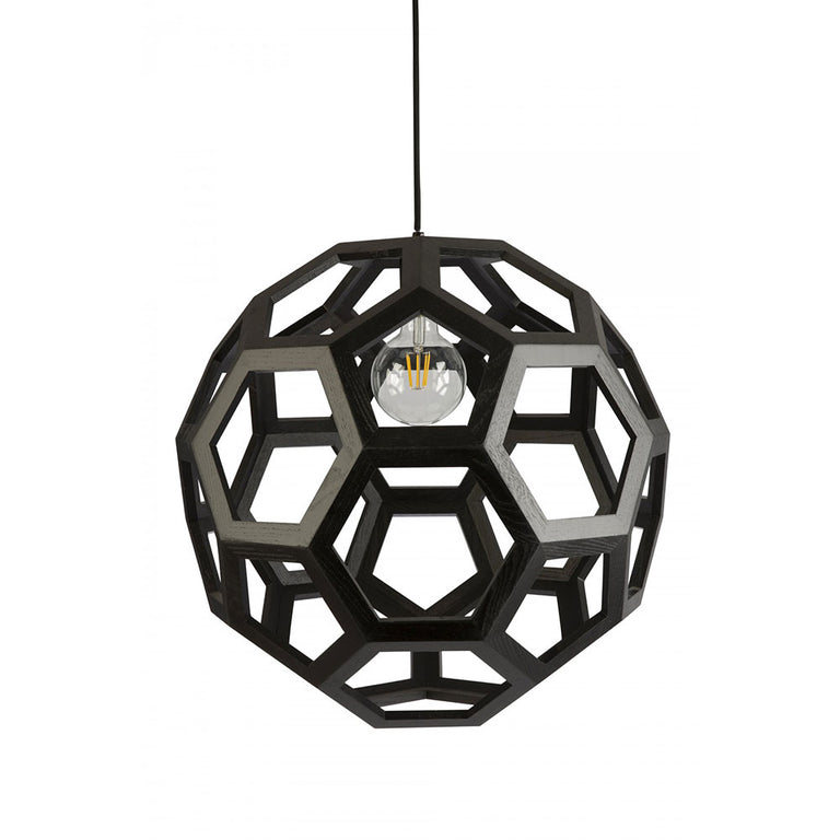 Banega 1 Light Pendant Small Black - BANEGA-40 BLK