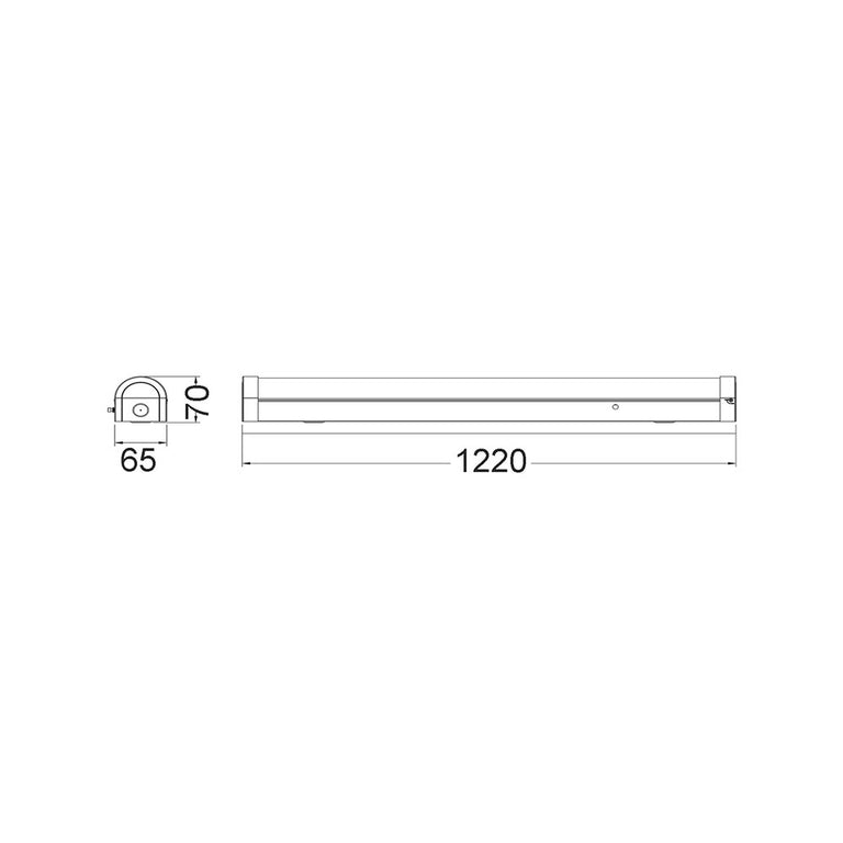 Bat 20/40W 1220mm LED Batten White / Tri-Colour - BAT002