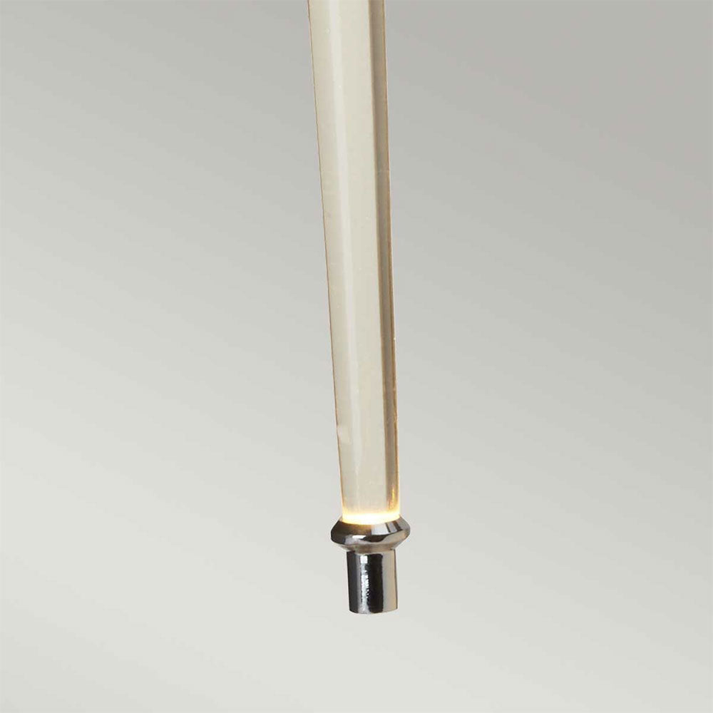 Agatha 2 Light LED Bathroom Wall Light Polished Chrome - BATH-AGATHA-PC