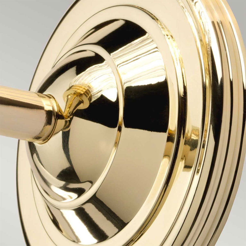 Austen 1 Light Wall Light Polished Brass - BATH-AUSTEN1-PB