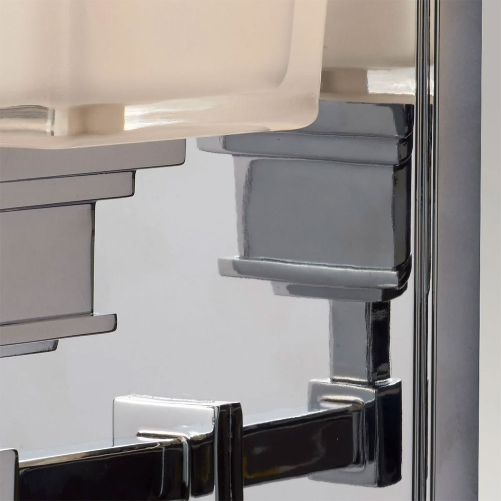 Aylesbury 1 Light Wall Light Polished Chrome - BATH-AY1