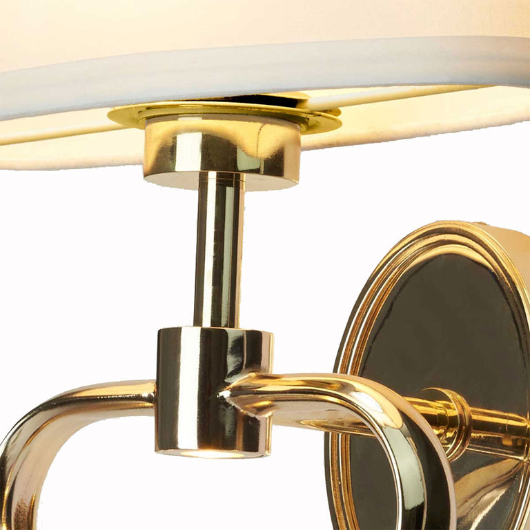 Falmouth 2 Light LED Wall Light French Gold / Warm White - BATH-FALMOUTH-FG