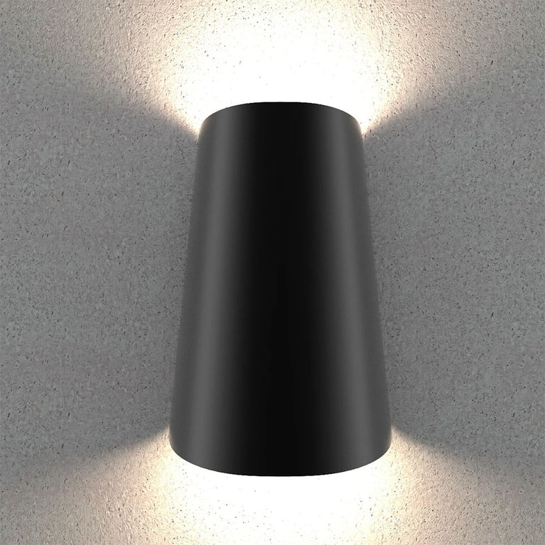 Exterior 11W LED Surface Mounted Up & Down Wall Light Dark Grey / Tri-Colour - BESTRI1