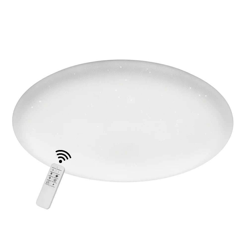 Bliss 80 Watt Dimmable LED Oyster Light Large White / Tri-Colour - BLISS 97XL.R-3C