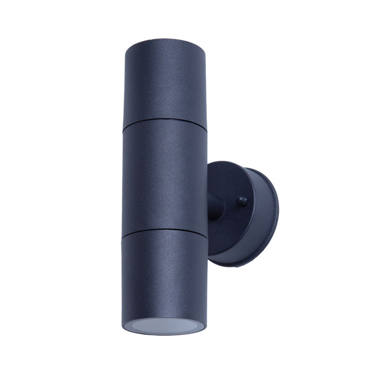 Bondi Lite 2 x 4W Up / Down LED Wall Pillar Light Black / Tri-Colour - SE7322TC/BK
