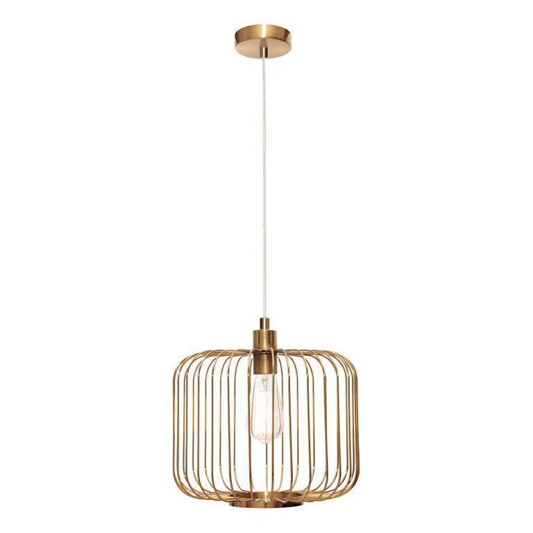 Bonn 1 Light Pendant Gold - BONN1PGLD