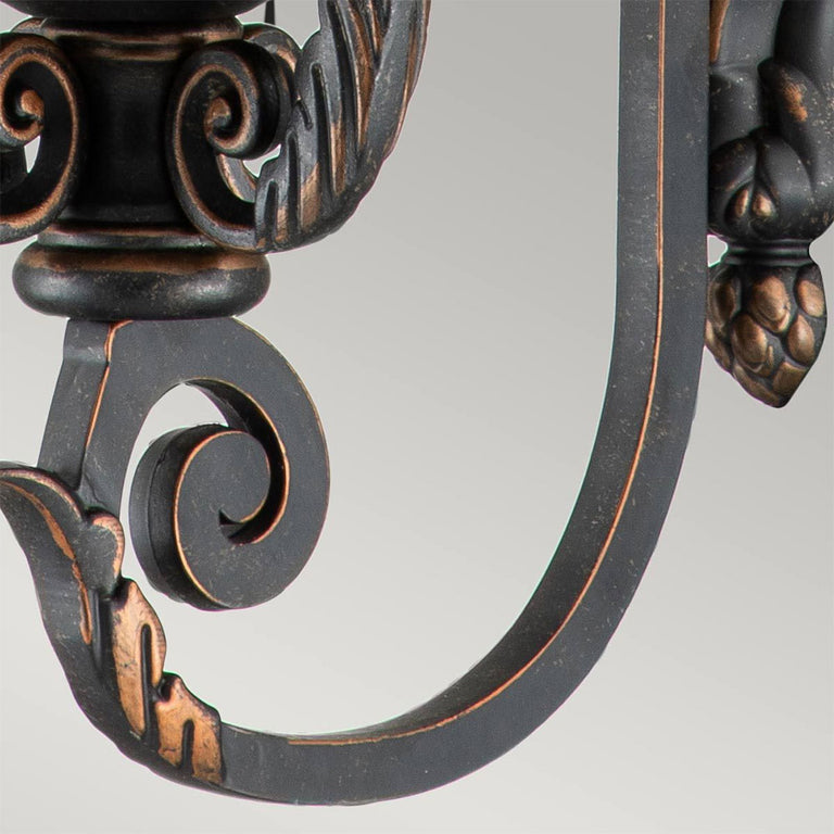 Baltimore Large Wall Lantern Weathered Bronze - BT1-L