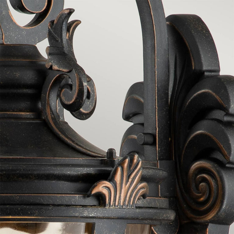 Baltimore Large Wall Lantern Weathered Bronze - BT1-L