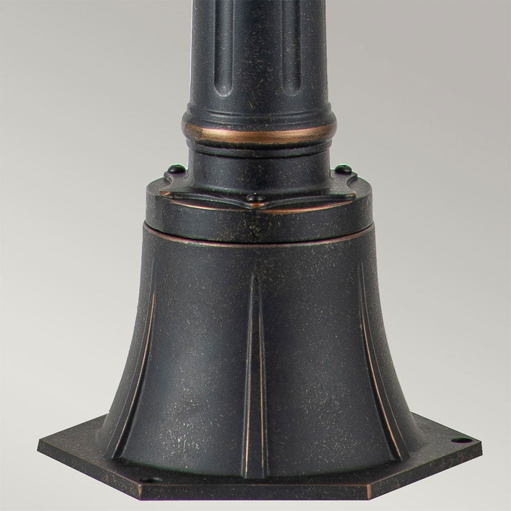 Baltimore Small Lamp Post Weathered Bronze - BT4-M