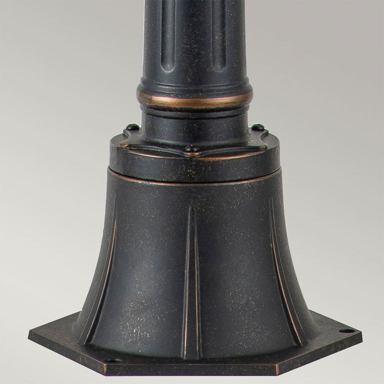 Baltimore Small Lamp Post Weathered Bronze - BT4-M
