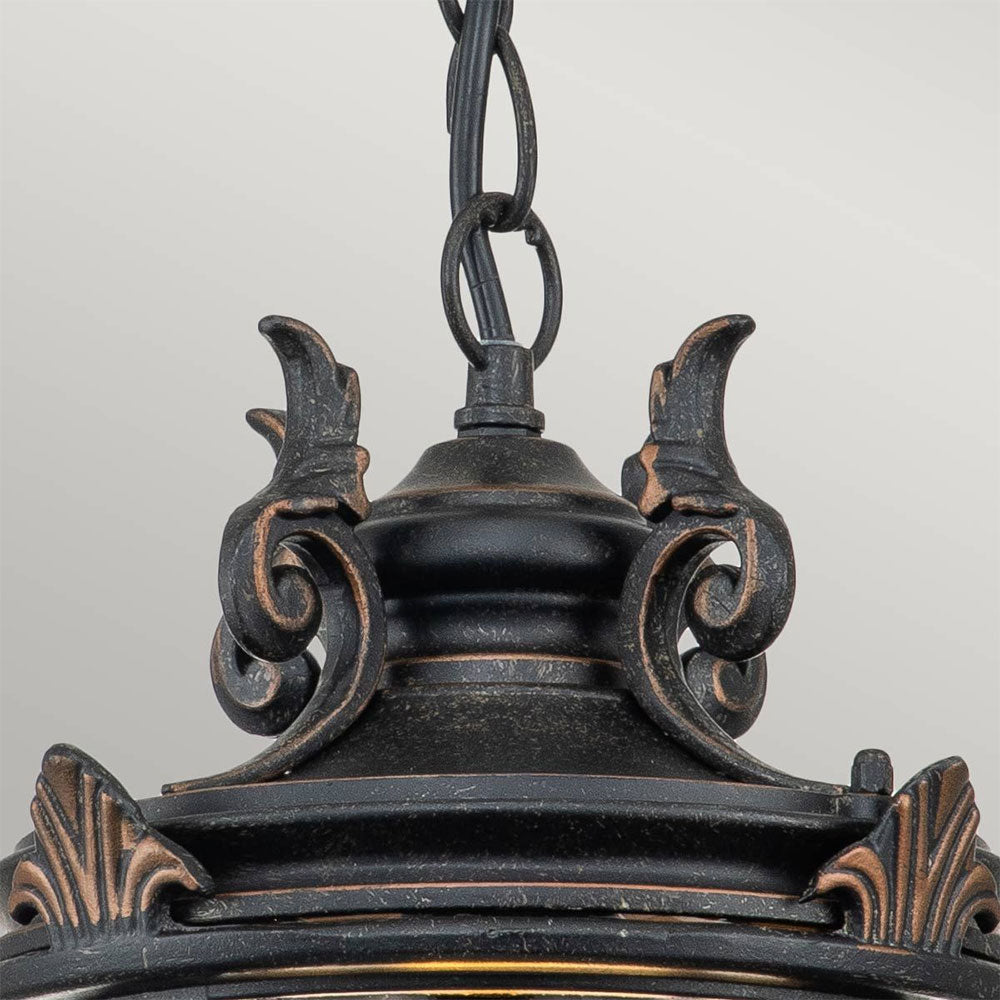 Baltimore Medium Chain Lantern Weathered Bronze - BT8-M