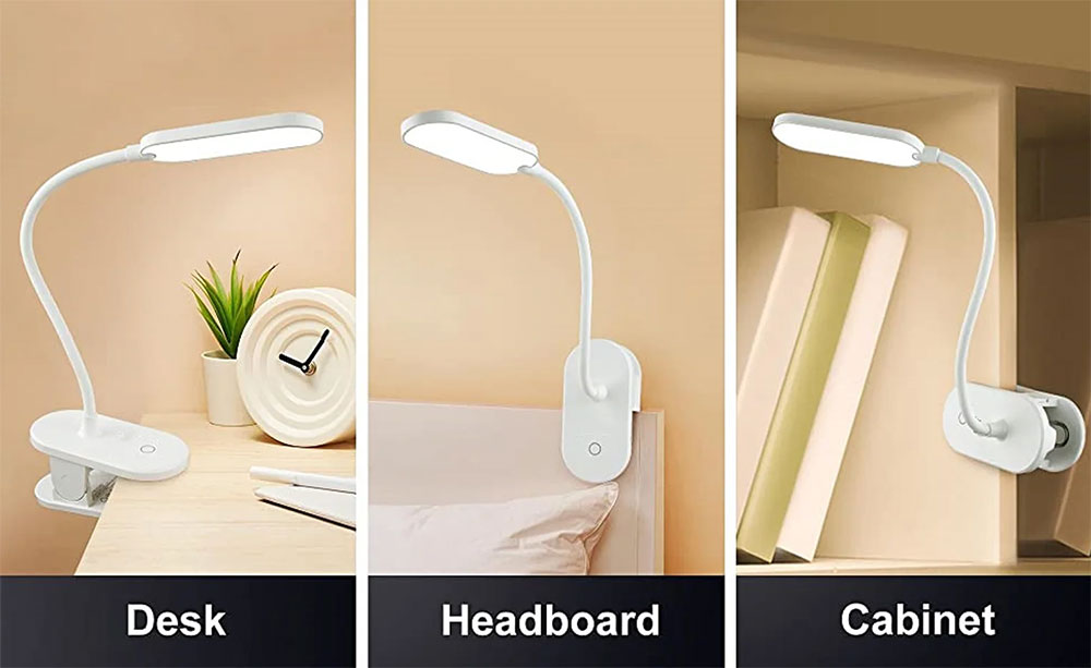 LED Rechargeable Portable Touch Clip Lamp - BUDDY