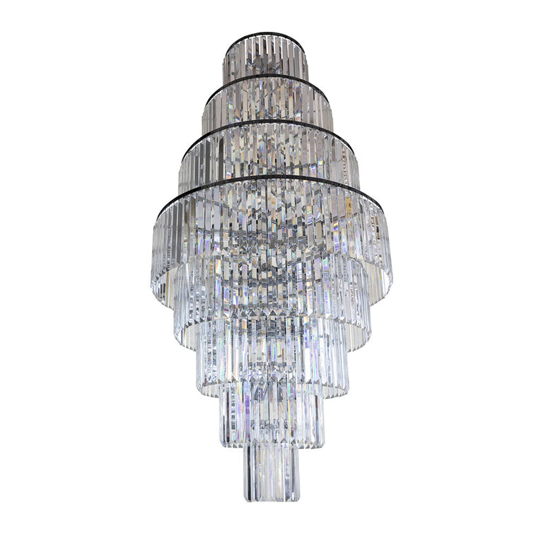 Ballando-75 45 Light Crystal Chandelier Black - BALLANDO-75 BLACK