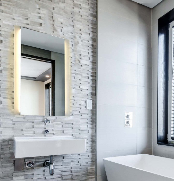 Lighted 19.7W LED Mirror with De-Mister Warm White - WM5070