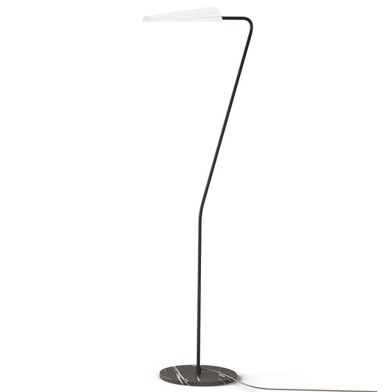 Bion 5W LED Floor Lamp Matt Black / White - ARO.P1306/NEG-BCO