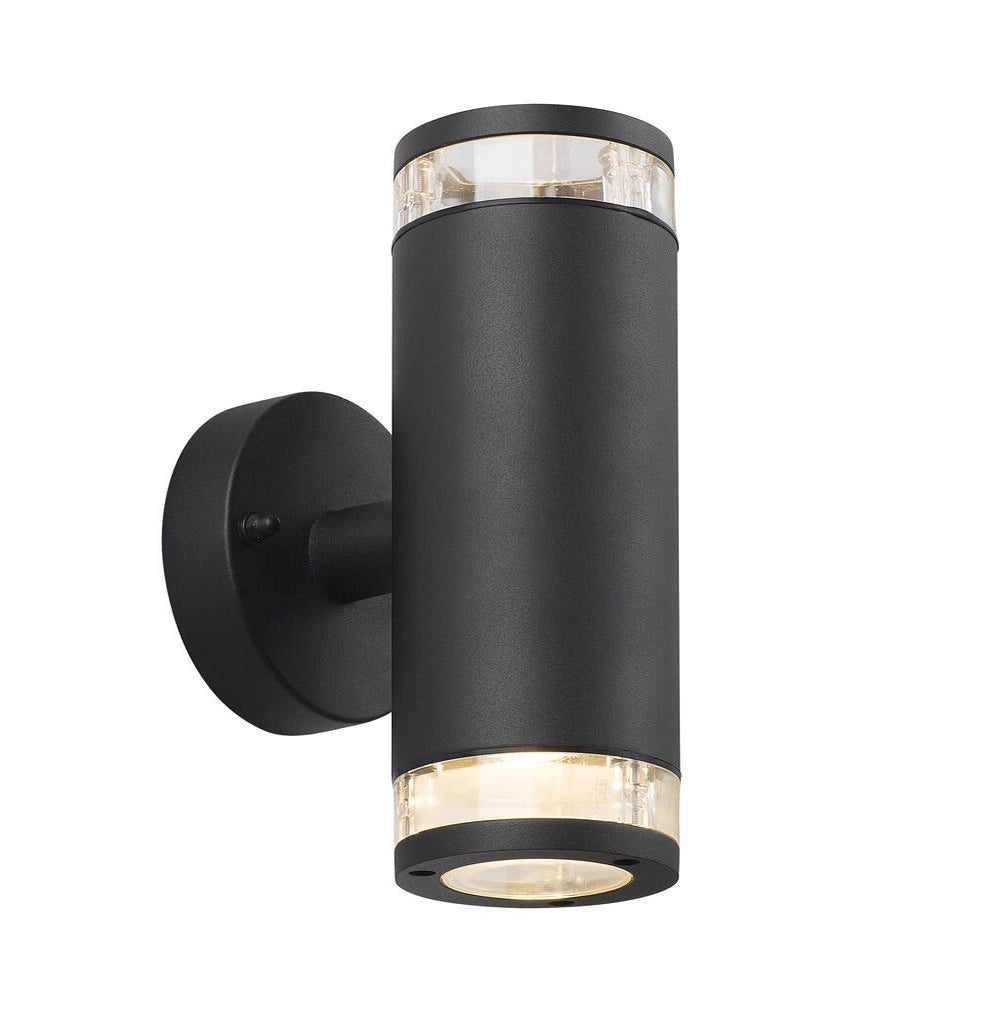 Birk 240V GU10 Up & Down Wall Light Black - 45501003