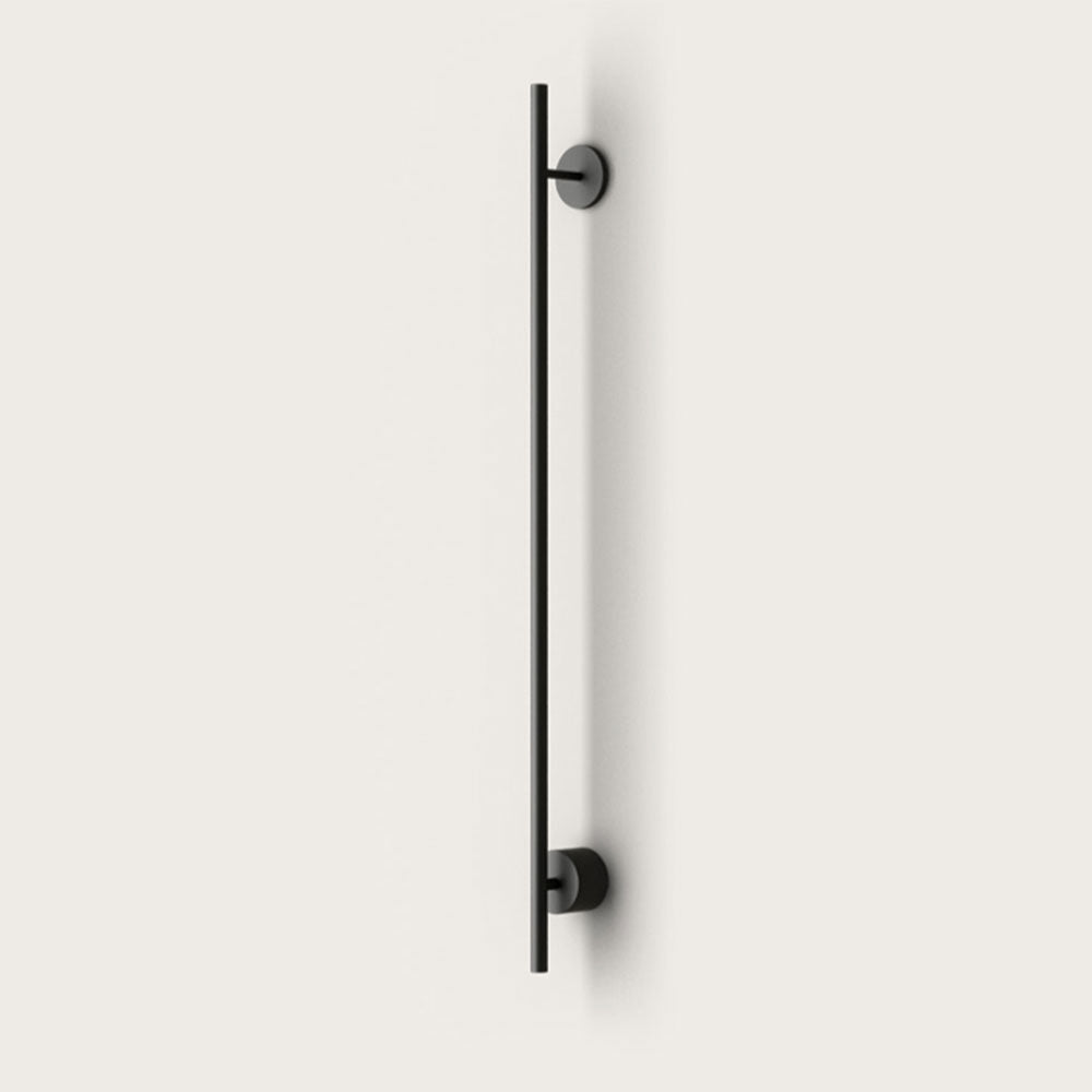 Clock 12W LED XL Wall Light Matt Black - ARO.A1273/120/NEG